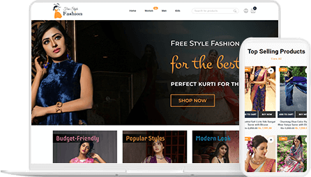 Fashion Website Mockup